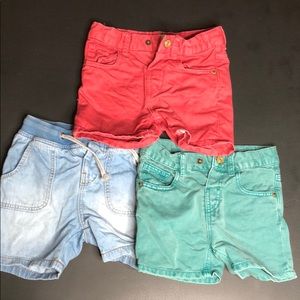 Zara baby Boy shorts lot All size 9/12